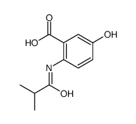 5-hydroxy-2-(2-methylpropanoylamino)benzoic acid结构式