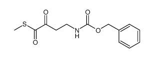 4-Benzyl-oxy-carbonyl-amino-2-oxobuttersaeure结构式