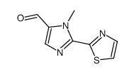 3-methyl-2-(1,3-thiazol-2-yl)imidazole-4-carbaldehyde Structure