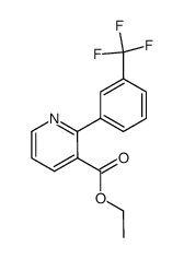 ethyl 2-[3-(trifluoromethyl)phenyl]nicotinate Structure