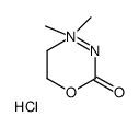 4,4-dimethyl-1,3,4-oxadiazinan-4-ium-2-one,chloride Structure