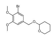 2-((3-bromo-4,5-dimethoxybenzyl)oxy)tetrahydro-2H-pyran Structure