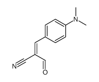 3-[4-(dimethylamino)phenyl]-2-formylprop-2-enenitrile结构式
