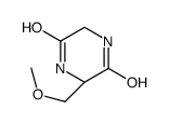2,5-Piperazinedione, 3-(methoxymethyl)-, (3R)- (9CI)结构式