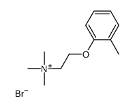 trimethyl-[2-(2-methylphenoxy)ethyl]azanium,bromide结构式