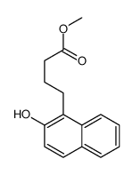 methyl 4-(2-hydroxynaphthalen-1-yl)butanoate结构式