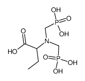 NN-bis(phosphonomethylene)-α-aminobutyric acid Structure