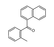 (2-methylphenyl)-1-naphthylmethanone结构式
