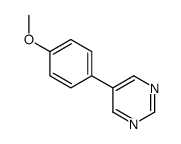 5-(4-Methoxyphenyl)pyrimidine结构式