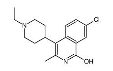 7-chloro-4-(1-ethylpiperidin-4-yl)-3-methyl-2H-isoquinolin-1-one Structure