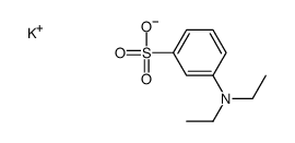 potassium m-(diethylamino)benzenesulphonate结构式
