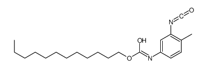 dodecyl N-(3-isocyanato-4-methylphenyl)carbamate结构式
