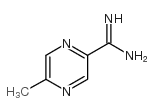5-甲基吡嗪-2-甲脒结构式