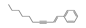 (E)-dec-1-en-3-yn-1-ylbenzene结构式