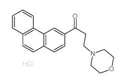 3-morpholin-4-yl-1-phenanthren-3-yl-propan-1-one结构式