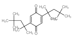 2,5-双(1,1,3,3-四甲基丁基)-2,5-环己二烯-1,4-二酮结构式