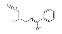 3-benzamido-1-diazonioprop-1-en-2-olate Structure