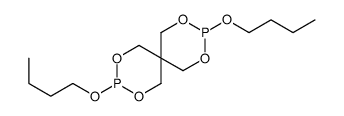 3,9-dibutoxy-2,4,8,10-tetraoxa-3,9-diphosphaspiro[5.5]undecane结构式