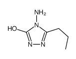4-amino-3-propyl-1H-1,2,4-triazol-5-one结构式