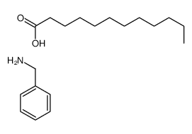 lauric acid, compound with benzylamine (1:1) Structure