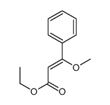 ethyl 3-methoxy-3-phenylprop-2-enoate Structure