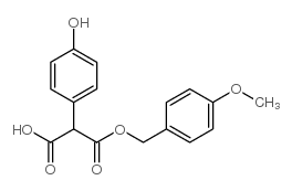 拉氧头孢钠 7-位侧链结构式