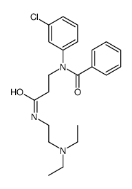 N-(m-Chlorophenyl)-N-[2-[[2-(diethylamino)ethyl]carbamoyl]ethyl]benzamide picture