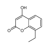 8-ethyl-4-hydroxychromen-2-one Structure
