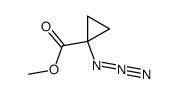 methyl 1-azido cyclopropane carboxylate Structure