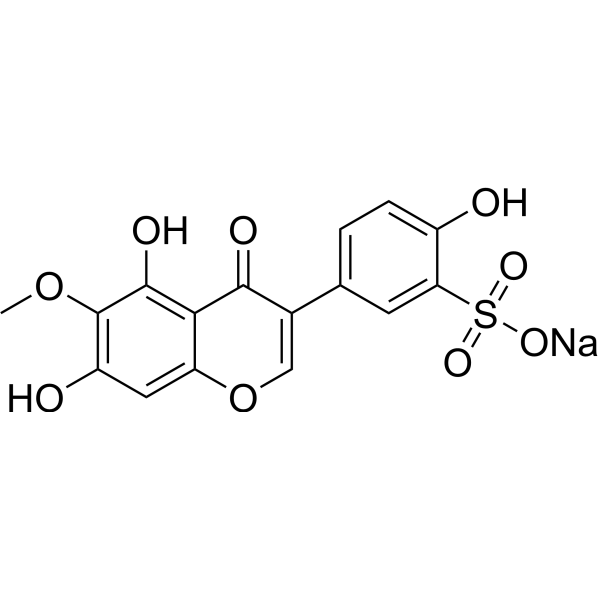 鸢尾苷元磺酸钠结构式