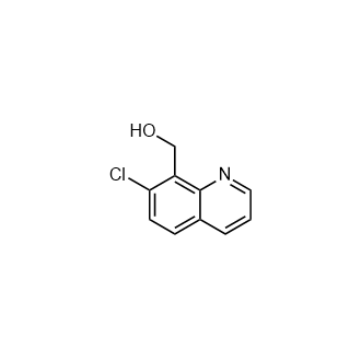 (7-氯喹啉-8-基)甲醇结构式