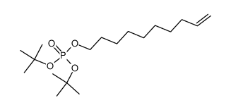 phosphoric acid di-tert-butyl ester dec-9-enyl ester Structure