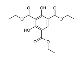 dihydroxy-benzene-1,3,5-tricarboxylic acid triethyl ester Structure