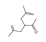 5-methyl-3-(2-methyl-2-propenyl)-5-hexen-2-one结构式