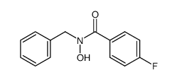 N-Benzyl-p-fluorobenzohydroxamic acid结构式