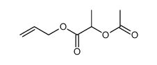 O-acetyl-lactic acid allyl ester结构式