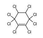 4H,5H-octachloro-cyclohexene结构式