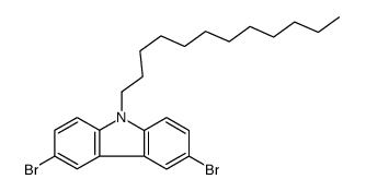 3,6-dibromo-9-dodecylcarbazole Structure