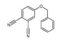 4-phenylmethoxybenzene-1,2-dicarbonitrile Structure