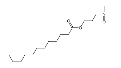 3-dodecanoyloxy-N,N-dimethylpropan-1-amine oxide结构式
