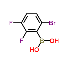 (6-Bromo-2,3-difluorophenyl)boronic acid Structure