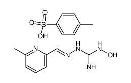 1-<<(6-methyl-2-pyridyl)methylene>amino>-3-hydroxyguanidine tosylate结构式