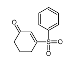 3-(benzenesulfonyl)cyclohex-2-en-1-one Structure