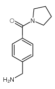 1-[4-(吡咯烷-1-基羰基)苯基]甲胺盐酸盐结构式