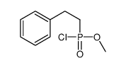 2-[chloro(methoxy)phosphoryl]ethylbenzene Structure