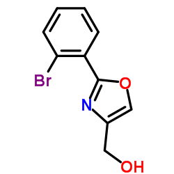 [2-(2-溴苯基)噁唑-4-基]甲醇结构式