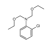 2-chloro-N,N-bis(ethoxymethyl)aniline Structure