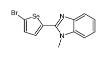 2-(5-bromoselenophen-2-yl)-1-methylbenzimidazole Structure