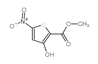 3-羟基-5-硝基噻吩-2-羧酸甲酯结构式