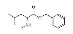 N-甲基-D-亮氨酸苄酯结构式